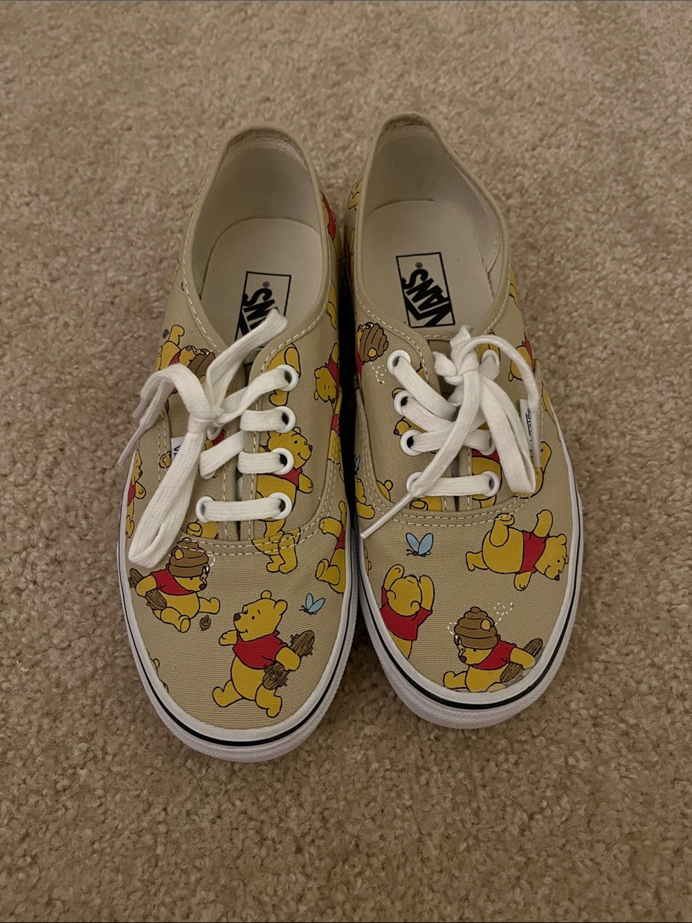 Rare vans Winnie the Pooh Canvas Sneakers